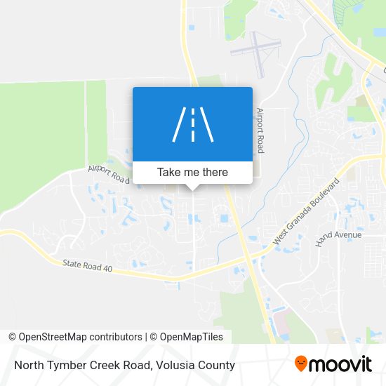 Mapa de North Tymber Creek Road