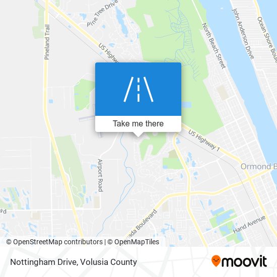 Nottingham Drive map