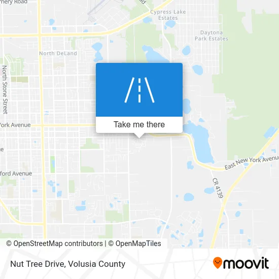 Nut Tree Drive map