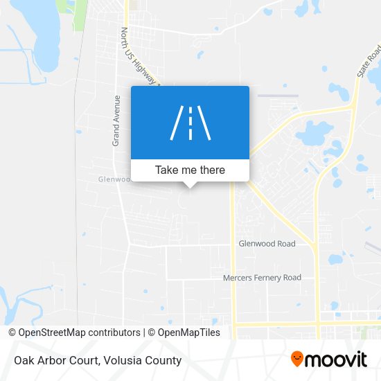 Oak Arbor Court map