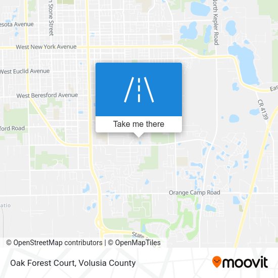 Oak Forest Court map