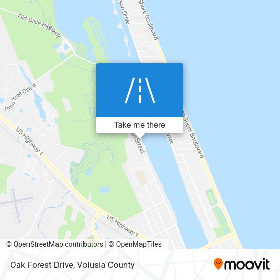 Mapa de Oak Forest Drive