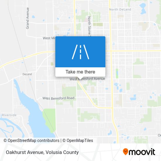 Oakhurst Avenue map