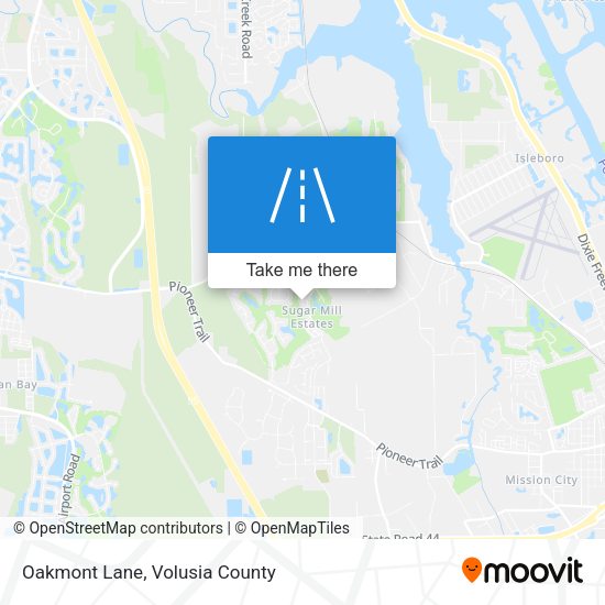 Oakmont Lane map