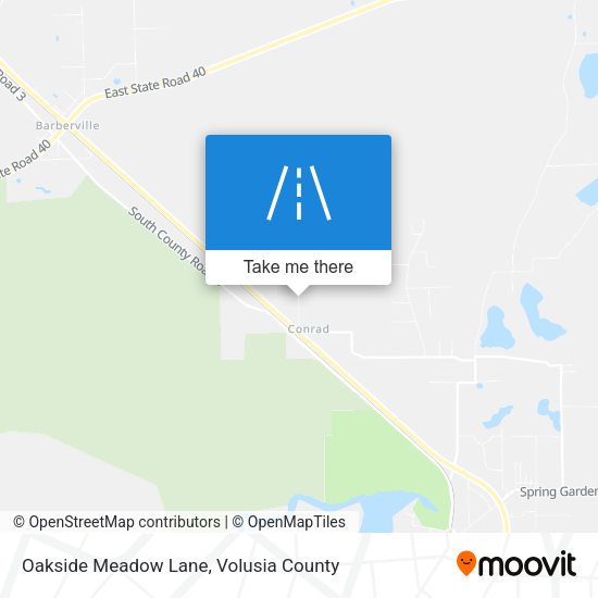 Oakside Meadow Lane map