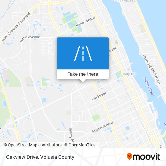 Mapa de Oakview Drive