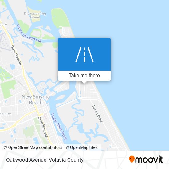 Mapa de Oakwood Avenue