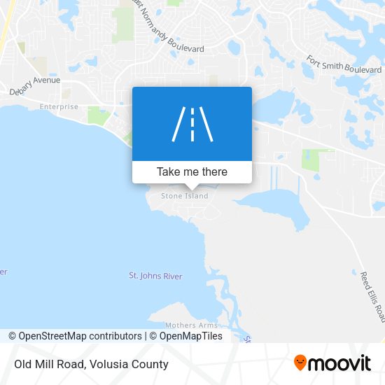 Old Mill Road map