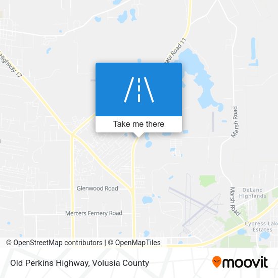 Mapa de Old Perkins Highway