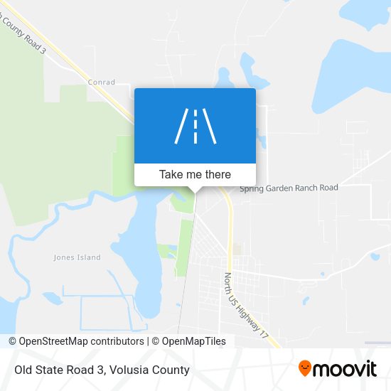 Old State Road 3 map