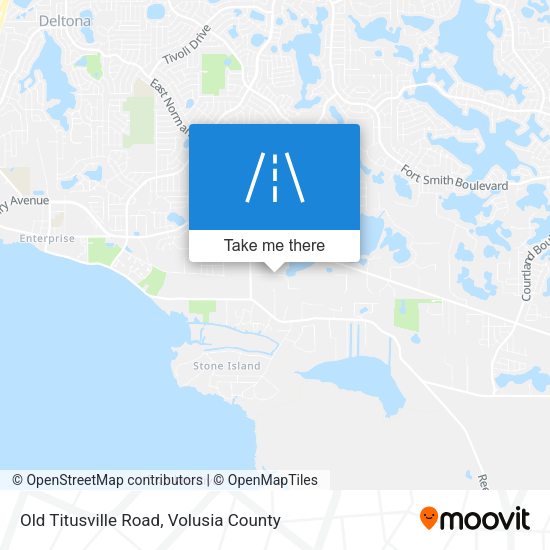Mapa de Old Titusville Road