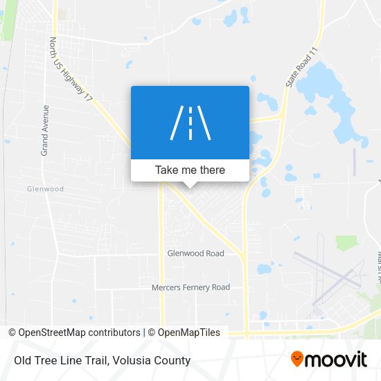 Old Tree Line Trail map