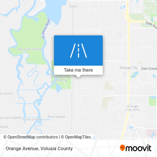 Mapa de Orange Avenue