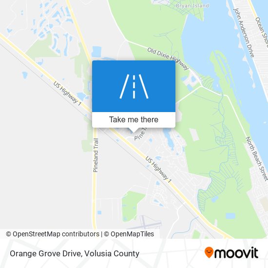 Mapa de Orange Grove Drive