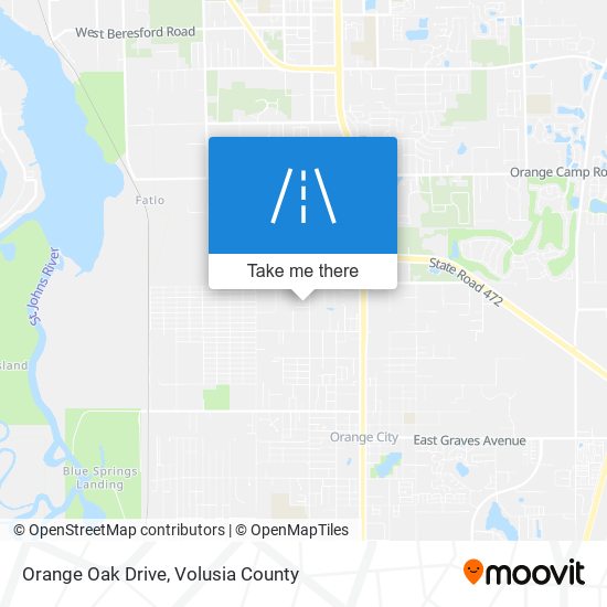 Orange Oak Drive map