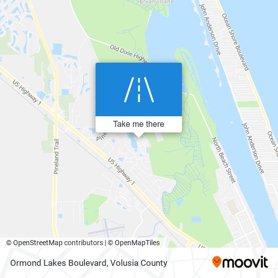 Mapa de Ormond Lakes Boulevard