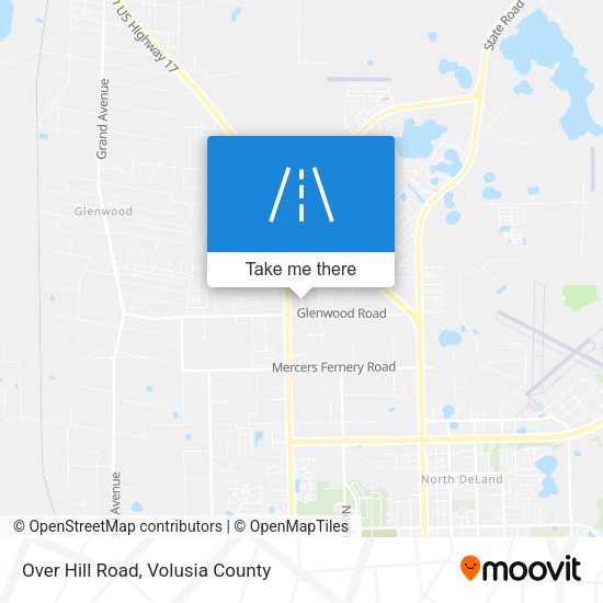 Mapa de Over Hill Road