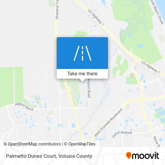 Mapa de Palmetto Dunes Court