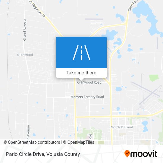 Pario Circle Drive map
