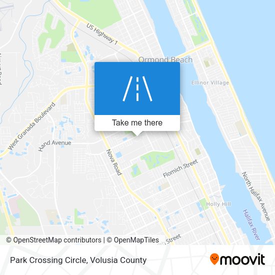Park Crossing Circle map