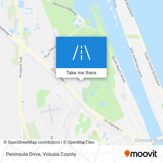 Peninsula Drive map