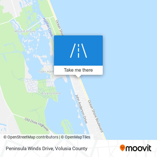 Peninsula Winds Drive map