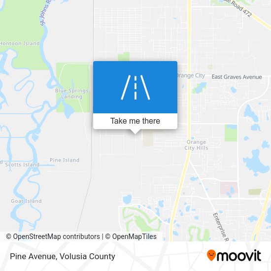 Mapa de Pine Avenue