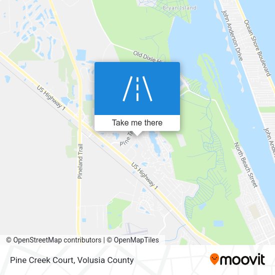 Pine Creek Court map