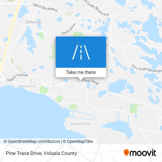 Pine Trace Drive map