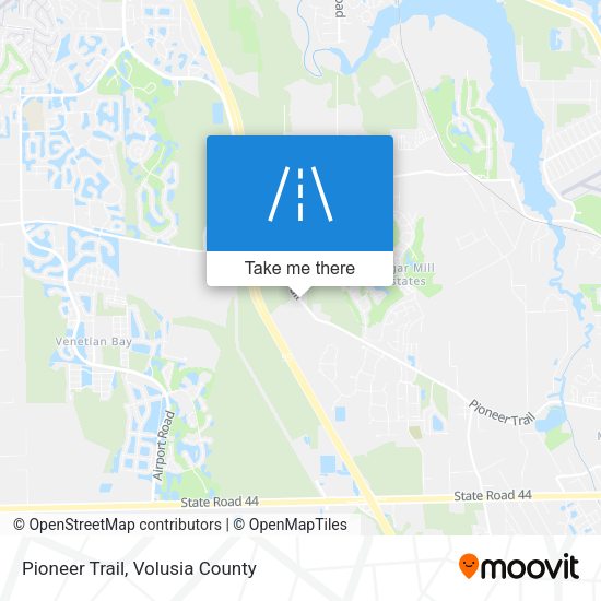 Mapa de Pioneer Trail