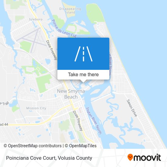 Poinciana Cove Court map