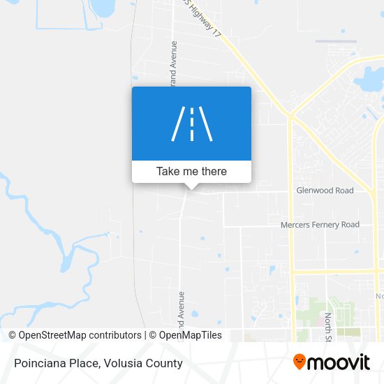 Mapa de Poinciana Place