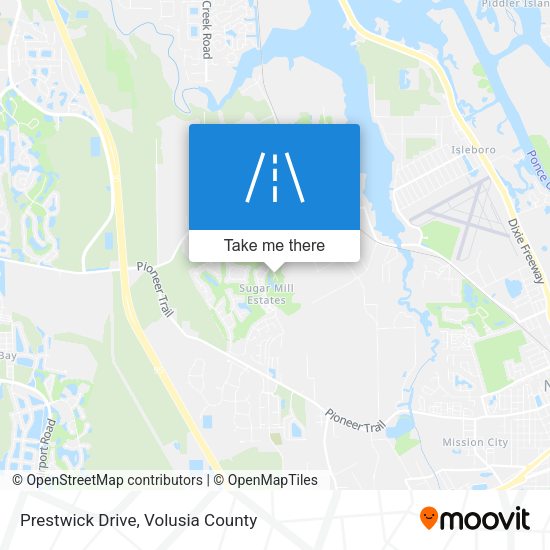 Prestwick Drive map
