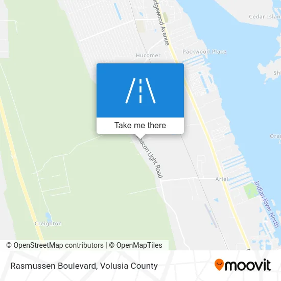 Rasmussen Boulevard map