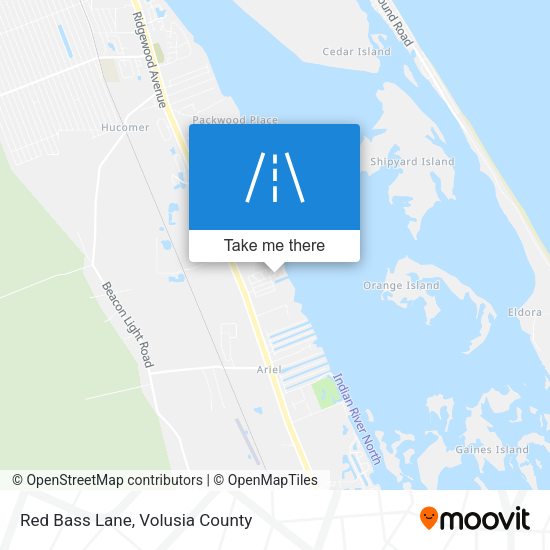 Red Bass Lane map