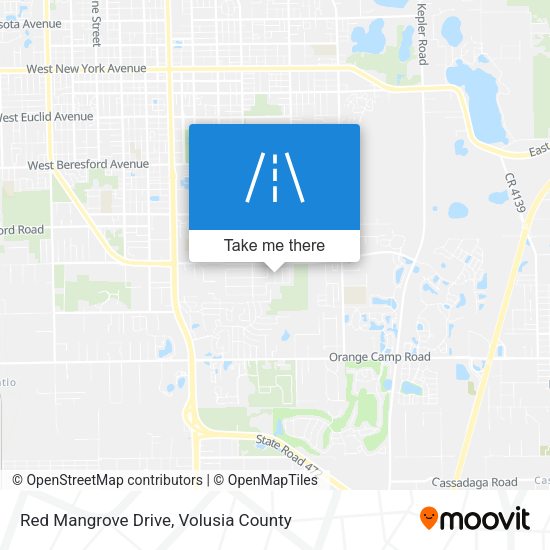 Red Mangrove Drive map
