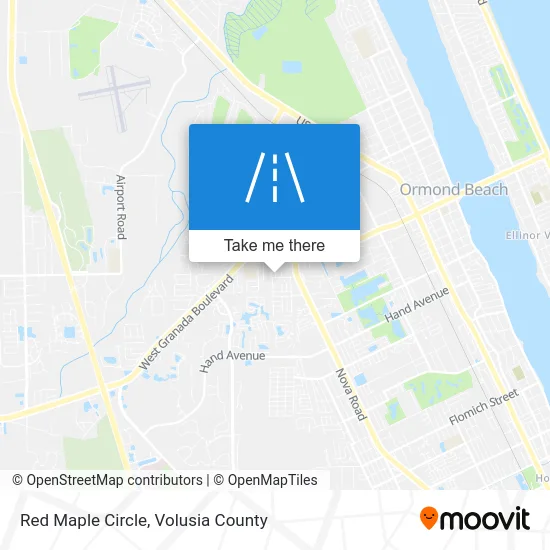 Red Maple Circle map