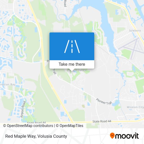 Red Maple Way map