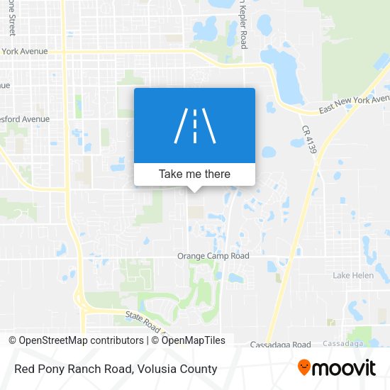 Red Pony Ranch Road map