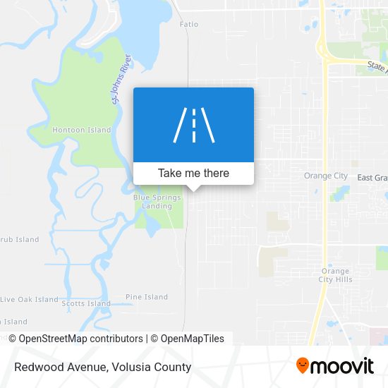 Redwood Avenue map