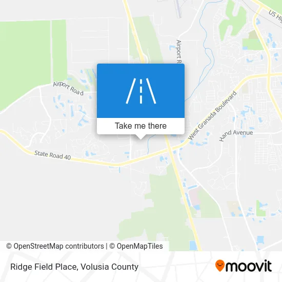 Ridge Field Place map