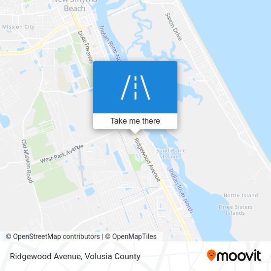 Ridgewood Avenue map