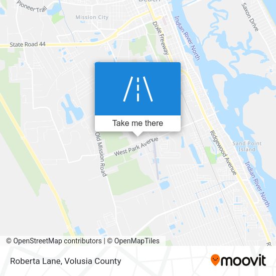 Roberta Lane map