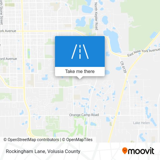 Rockingham Lane map