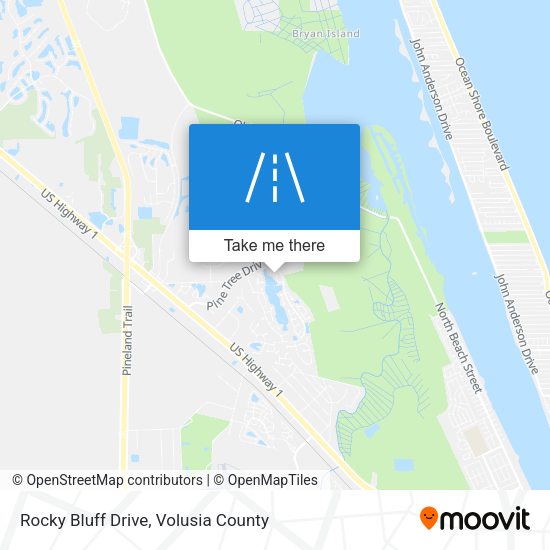 Mapa de Rocky Bluff Drive