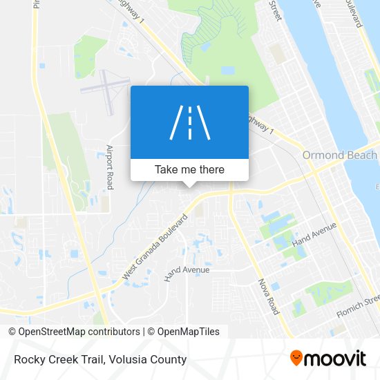 Rocky Creek Trail map