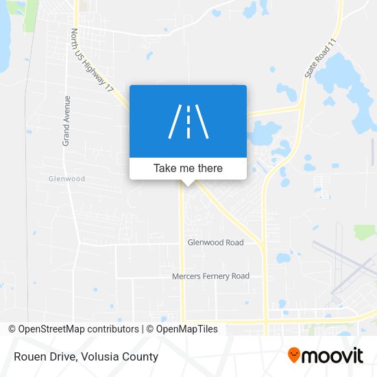 Rouen Drive map