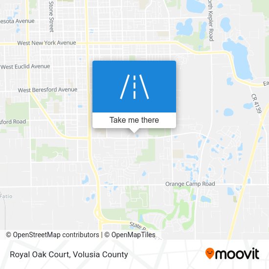 Mapa de Royal Oak Court