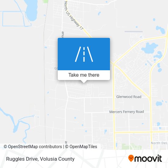 Ruggles Drive map