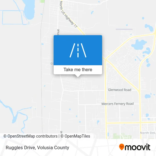 Ruggles Drive map